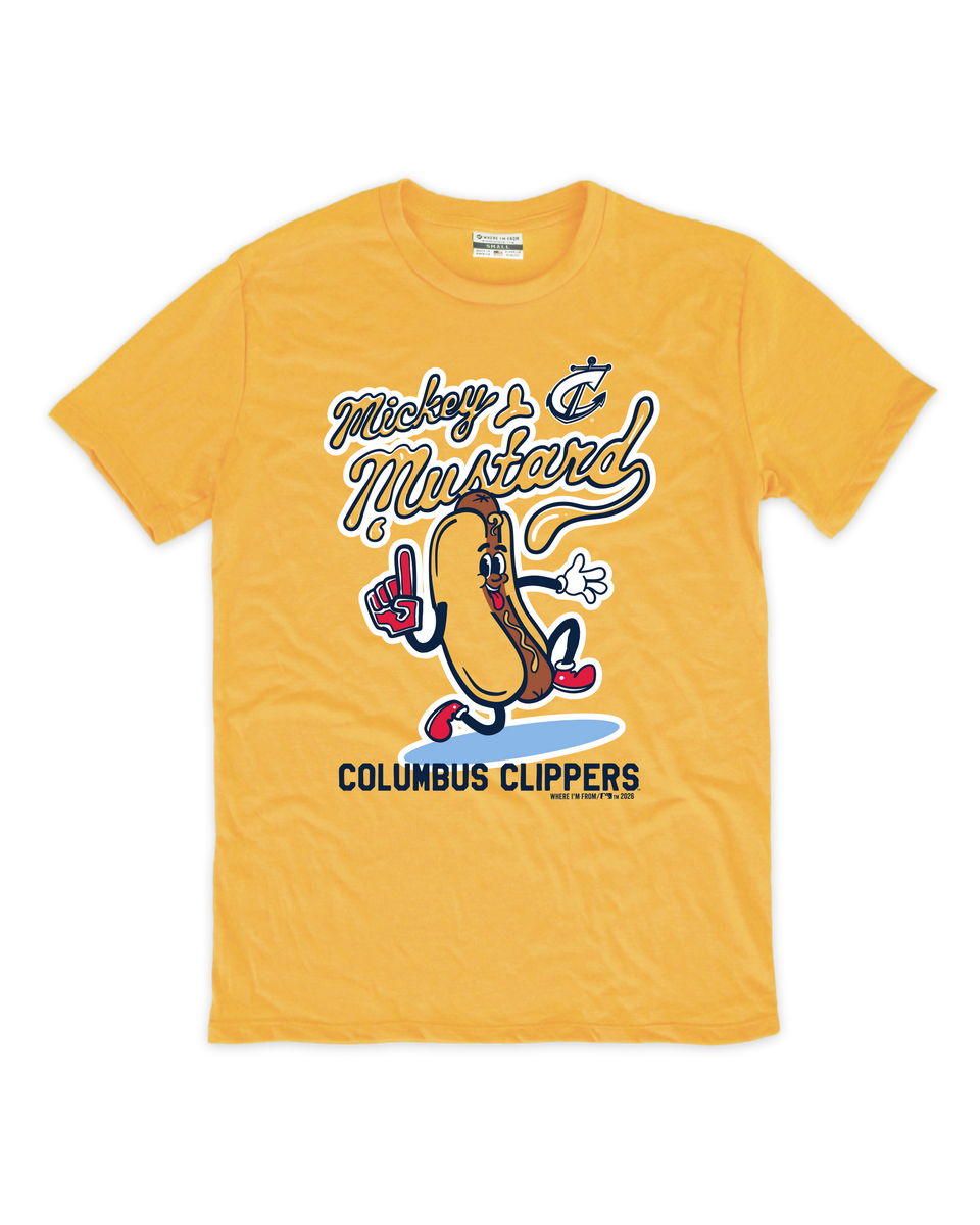 Columbus Clippers Mustard Tee – Columbus Clippers Official Store