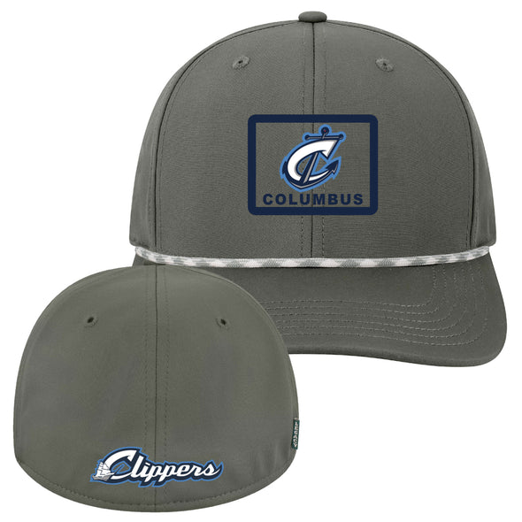 Columbus Clippers Legacy Back 9 Anchor Flex Hat