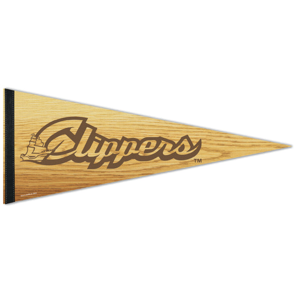 Columbus Clippers Wincraft Wood Grain Pennant