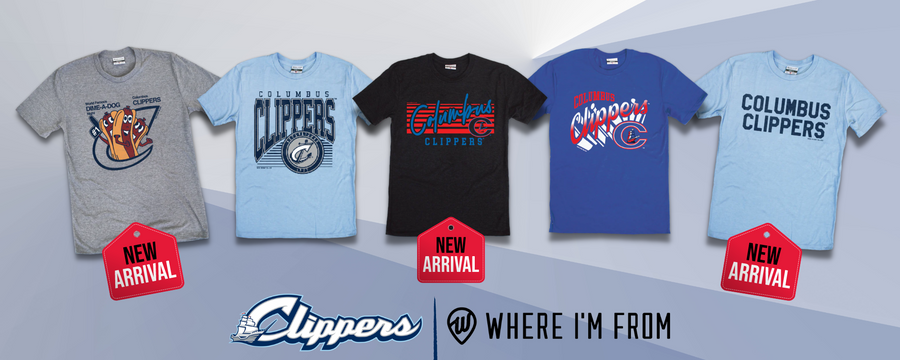 Columbus Clippers Baseball Nike T Shirt - Adult L - Gray