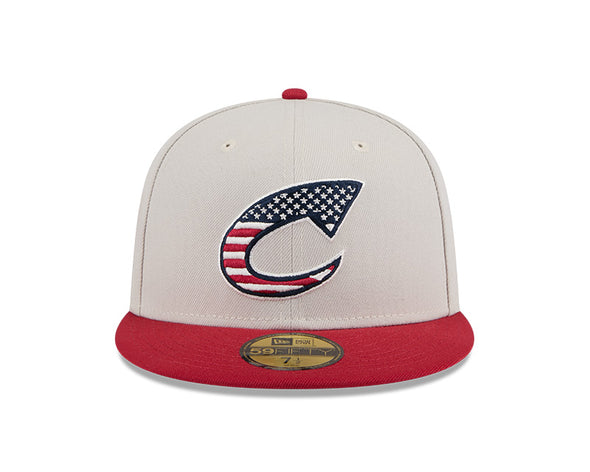 Columbus Clippers New Era 2024 Stars and Stripes Hat