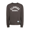 Columbus Clippers MV Sport Vintage Fleece Arch Raglan Crew