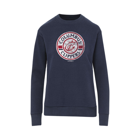 Columbus Clippers MV Sport Raelynn Cloud Fleece Crew