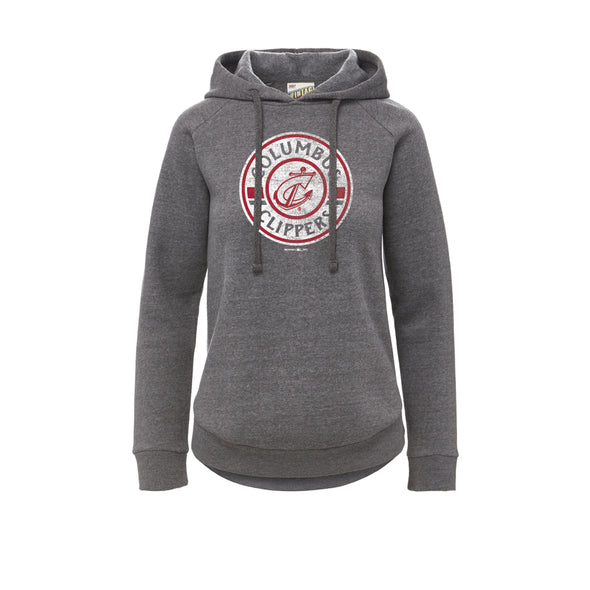 Columbus Clippers MV Sport Vintage Fleece Women's Hoodie