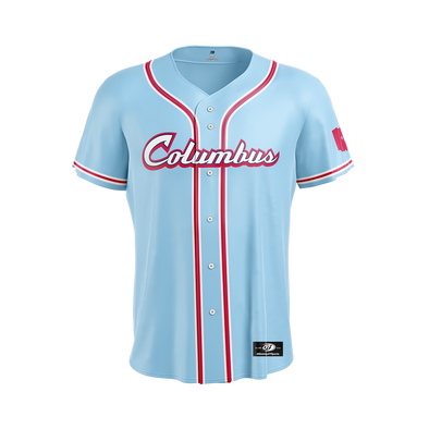Columbus Clippers Baby Blue Alternate Jersey – Columbus Clippers