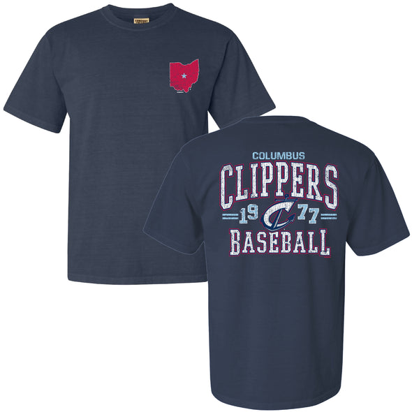 Columbus Clippers Bimm Ridder Adult Comfort Colors Fortiflora Tee