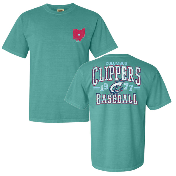 Columbus Clippers Bimm Ridder Adult Comfort Colors Fortiflora Tee