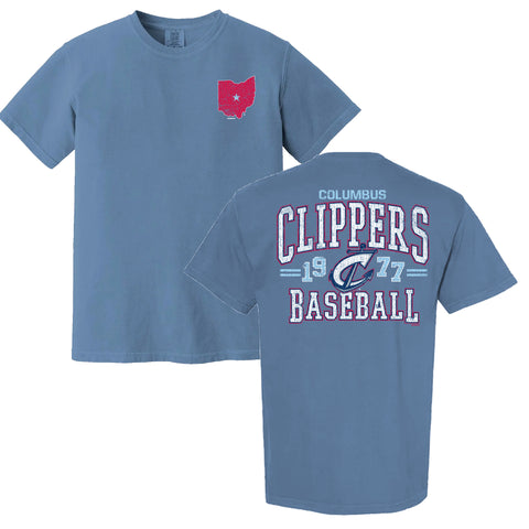 Columbus Clippers Adult Comfort Colors Fortiflora Tee