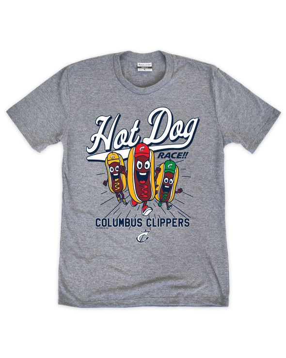 Columbus Clippers Where I'm From Hot Dog Race Tee