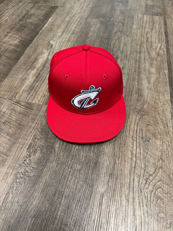 Columbus Clippers Game Worn Brayan Rocchio Hat