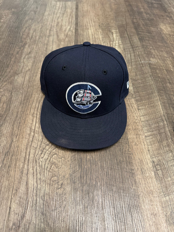 Columbus Clippers Game Worn Brayan Rocchio Hat