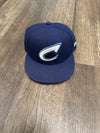 Columbus Clippers Game Worn Brayan Rocchio Hat
