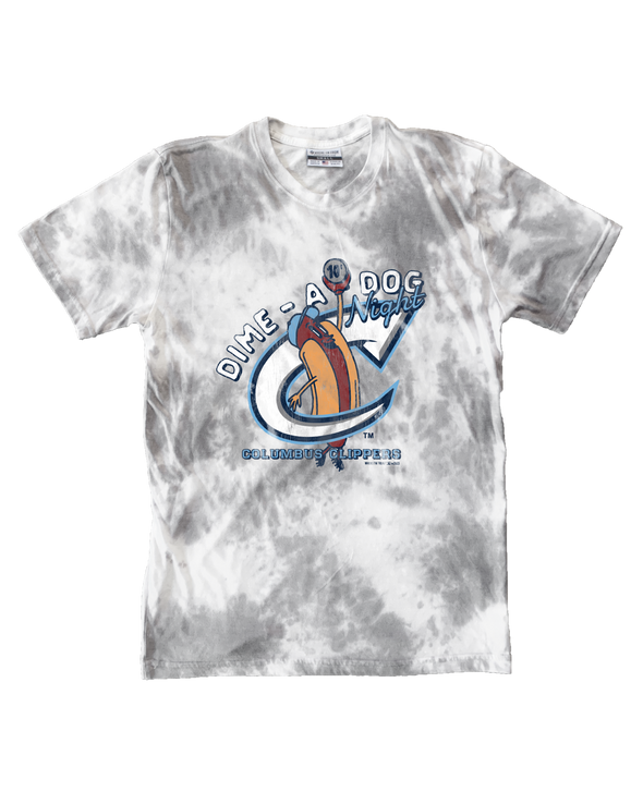 Columbus Clippers Where I'm From Dime a Dog Tie Dye Tee