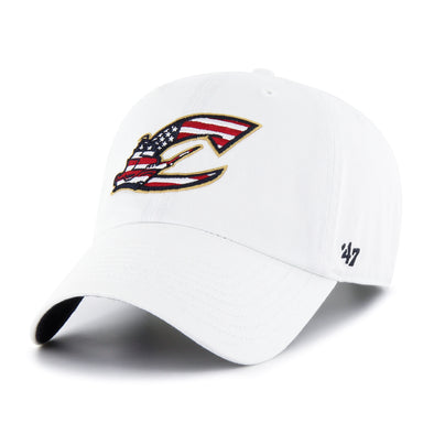 Columbus Clippers 47 Brand White Homeland Clean up