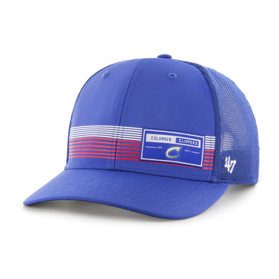 Columbus Clippers 47 Brand Royal Range Finder Trucker Hat