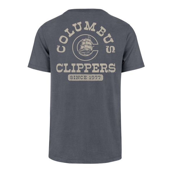 Columbus Clippers 47 Brand Back Canyon Basalt Franklin Tee