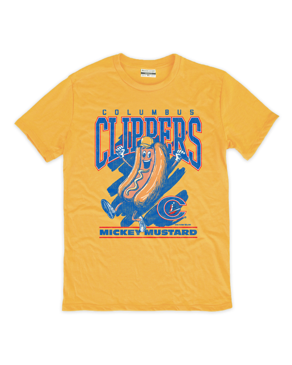 Columbus Clippers Where I'm From Mickey Mustard Tee