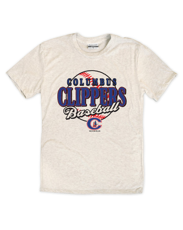 Columbus Clippers Where I'm From Baseball Background Tee