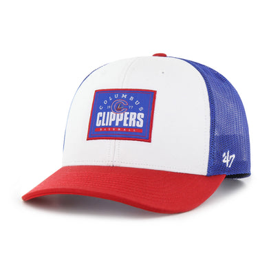 Columbus Clippers 47 Brand Schofield Trucker Hat