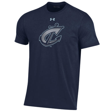Columbus Clippers Under Amour Navy Performance Tee