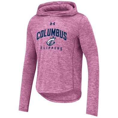 Columbus Clippers Under Armour Youth Twist Tech Hood