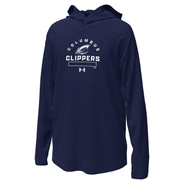 Columbus Clippers Under Armour Youth Tech Long  Sleeve Hood
