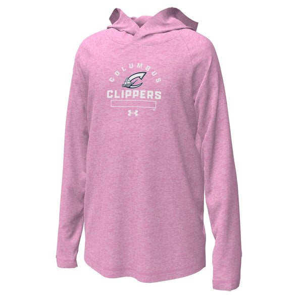 Columbus Clippers Under Armour Youth Tech Long  Sleeve Hood
