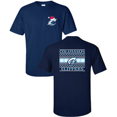 Columbus Clippers Bimm Ridder Adult Santa Tee