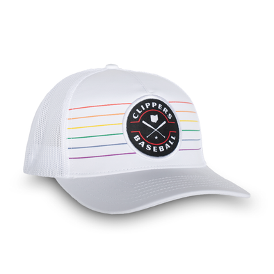 Columbus Clippers Outdoor Cap Prism Stripe Trucker Hat