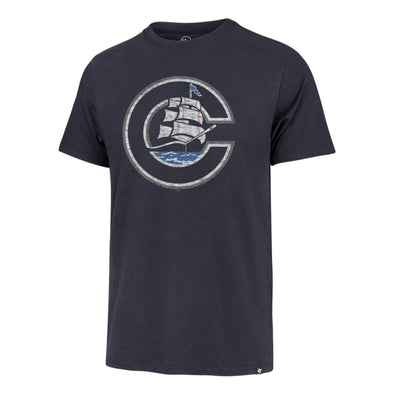 Columbus Clippers 47 Brand Atlas Blue 90's Franklin Tee