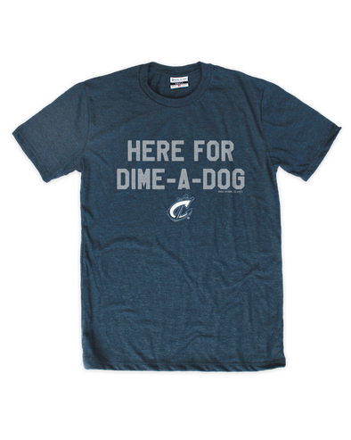Columbus Clippers Where I'm From Here for Dime a Dog Tee