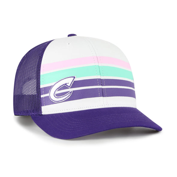 Columbus Clippers 47 Brand Youth Purple Cove Trucker